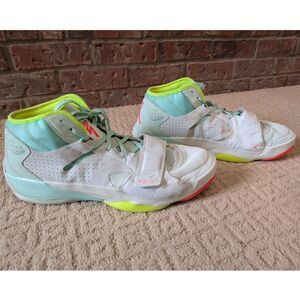 Jordan Zion 2 Basketball Shoe Mens 17 Spring Hoops Barely Green DO9161-367